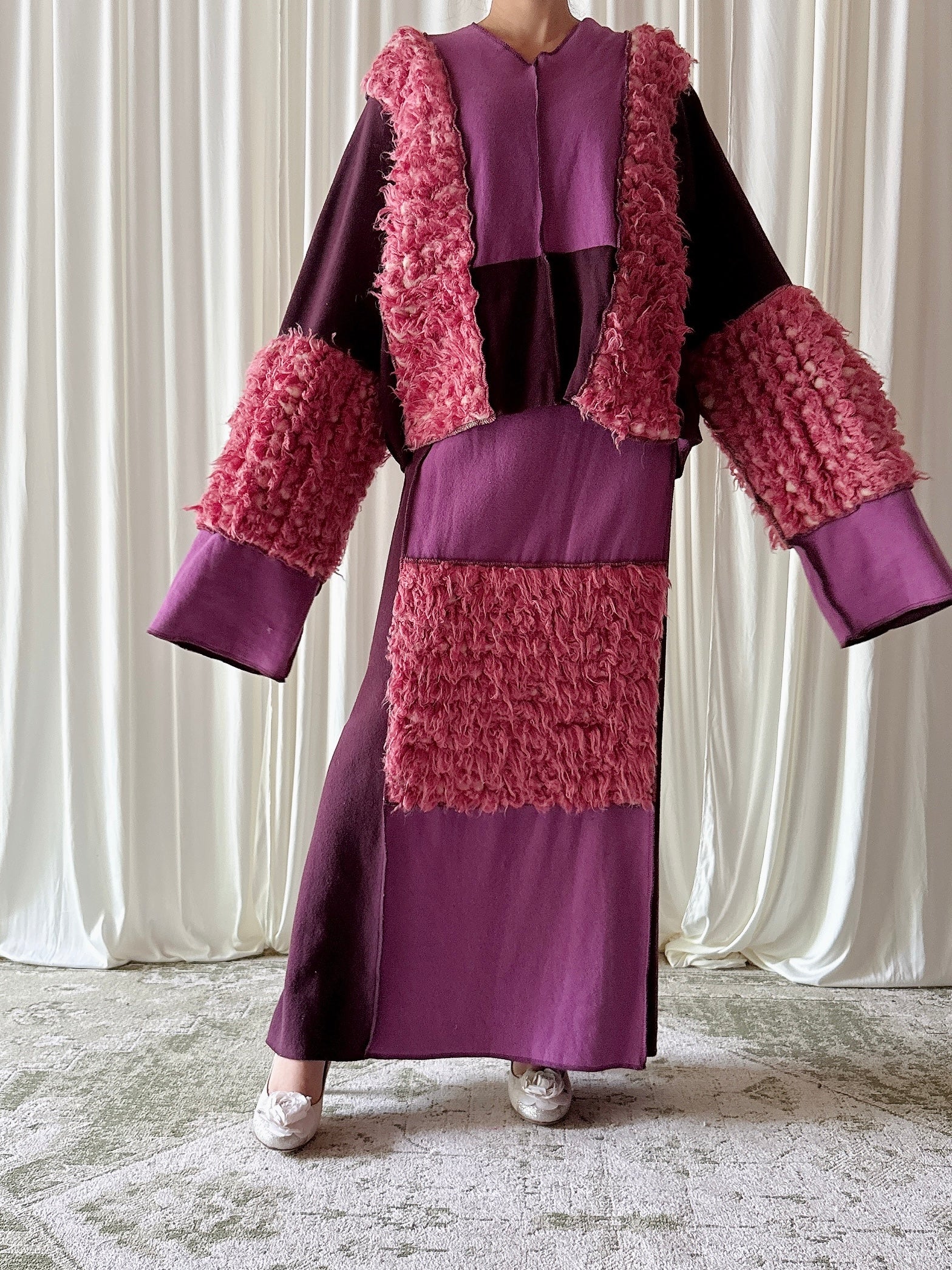 Vintage Benoit F. 2 Piece Purple Pink Set - Size 5