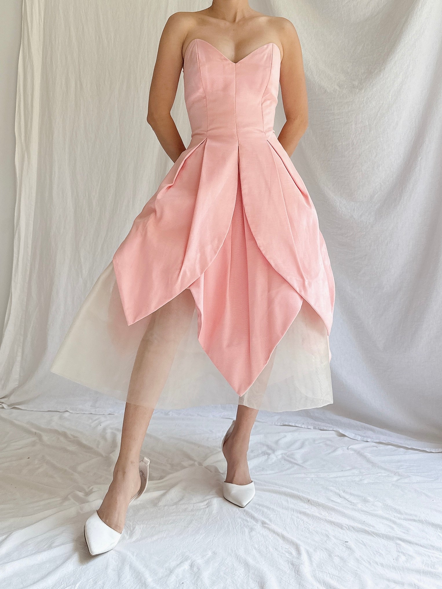 Vintage Victor Costa Blossom Dress - M