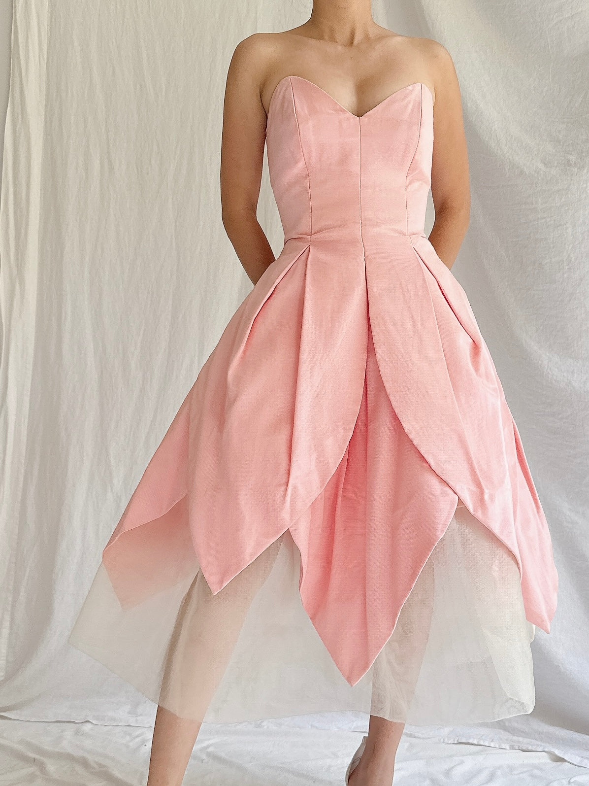 Vintage Victor Costa Blossom Dress - M