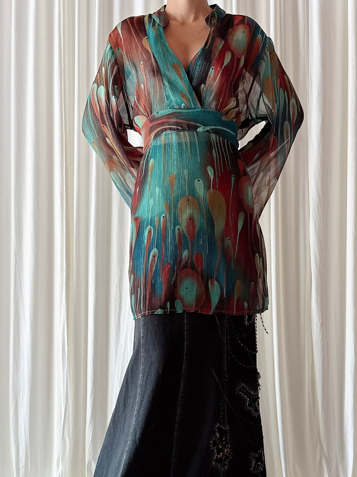 Vintage Butler & Wilson Chiffon Tunic - M