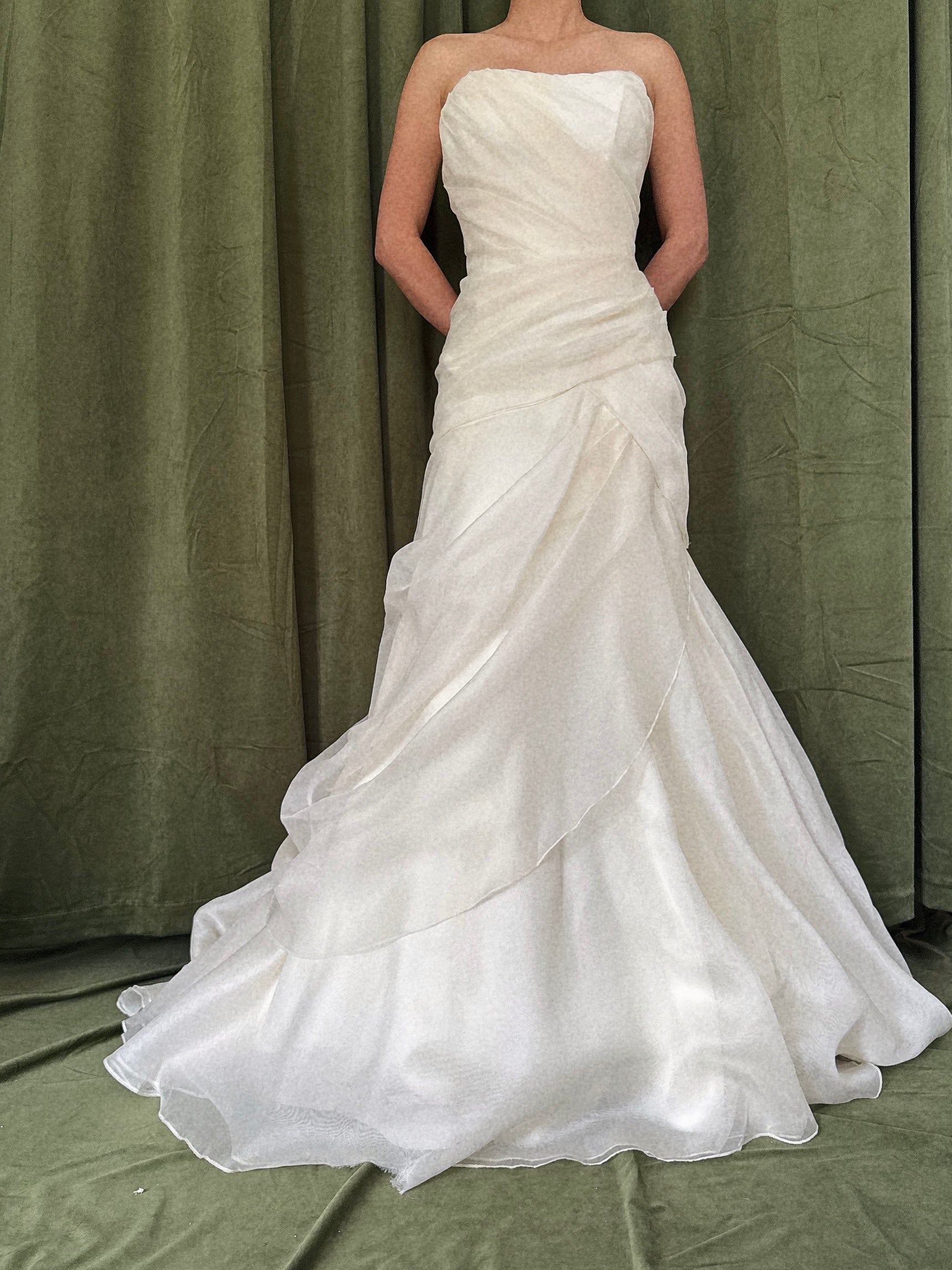 Vintage Silk Organza Gown - S/4