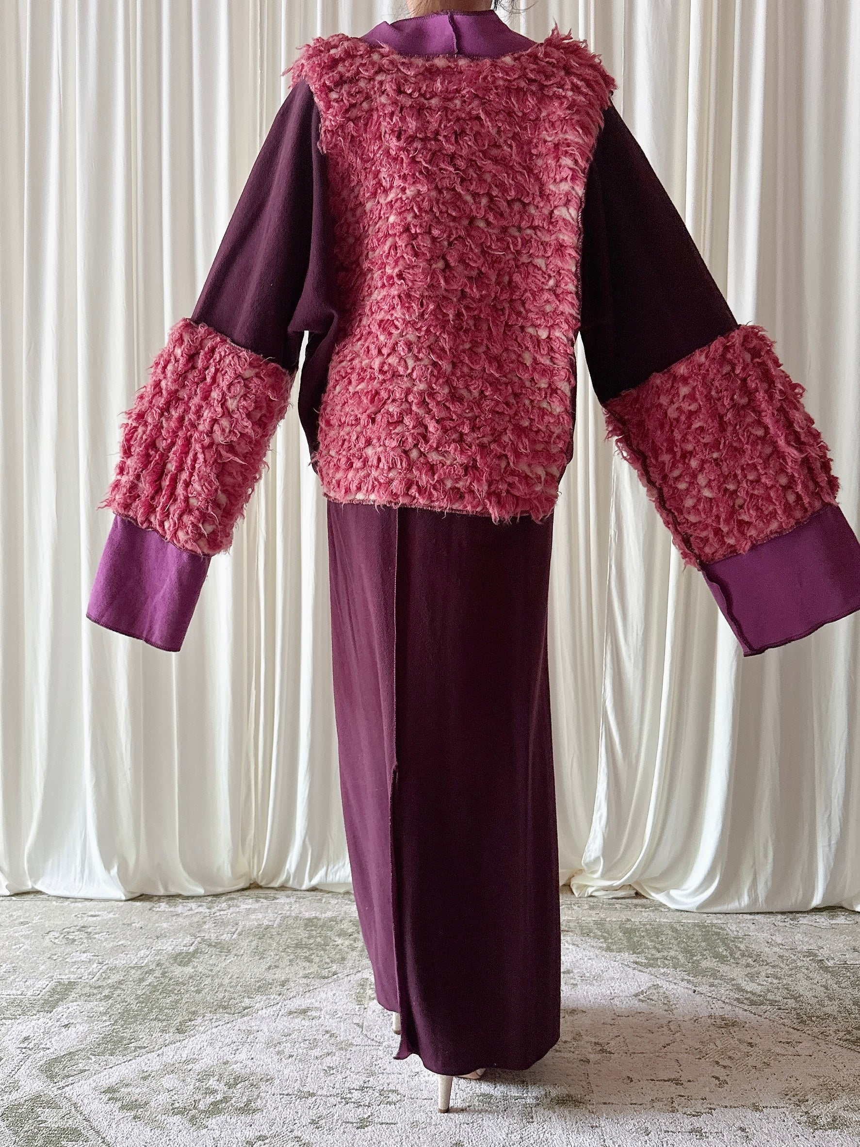 Vintage Benoit F. 2 Piece Purple Pink Set - Size 5