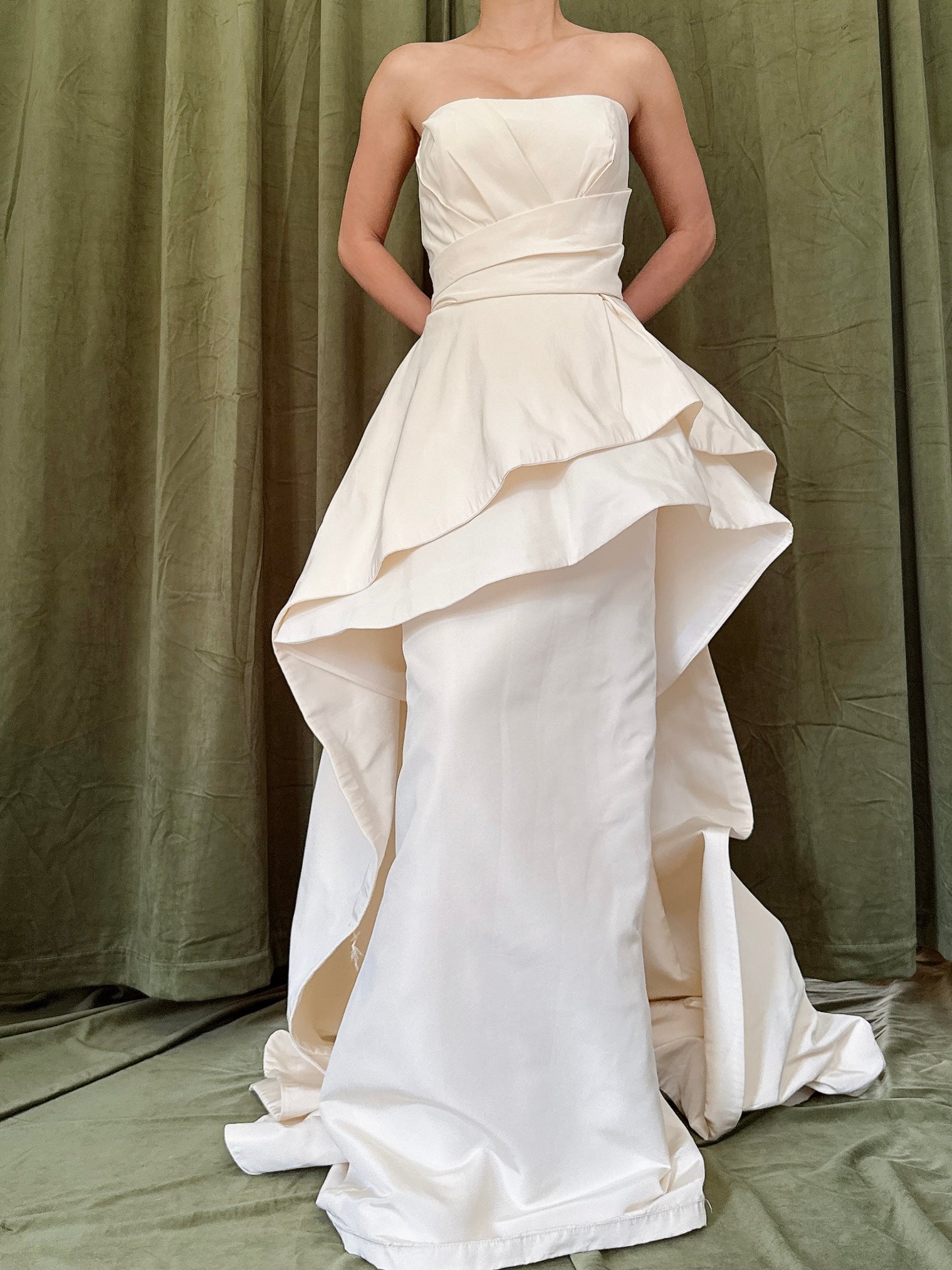 Vintage Amsale Silk Gown - XS/S
