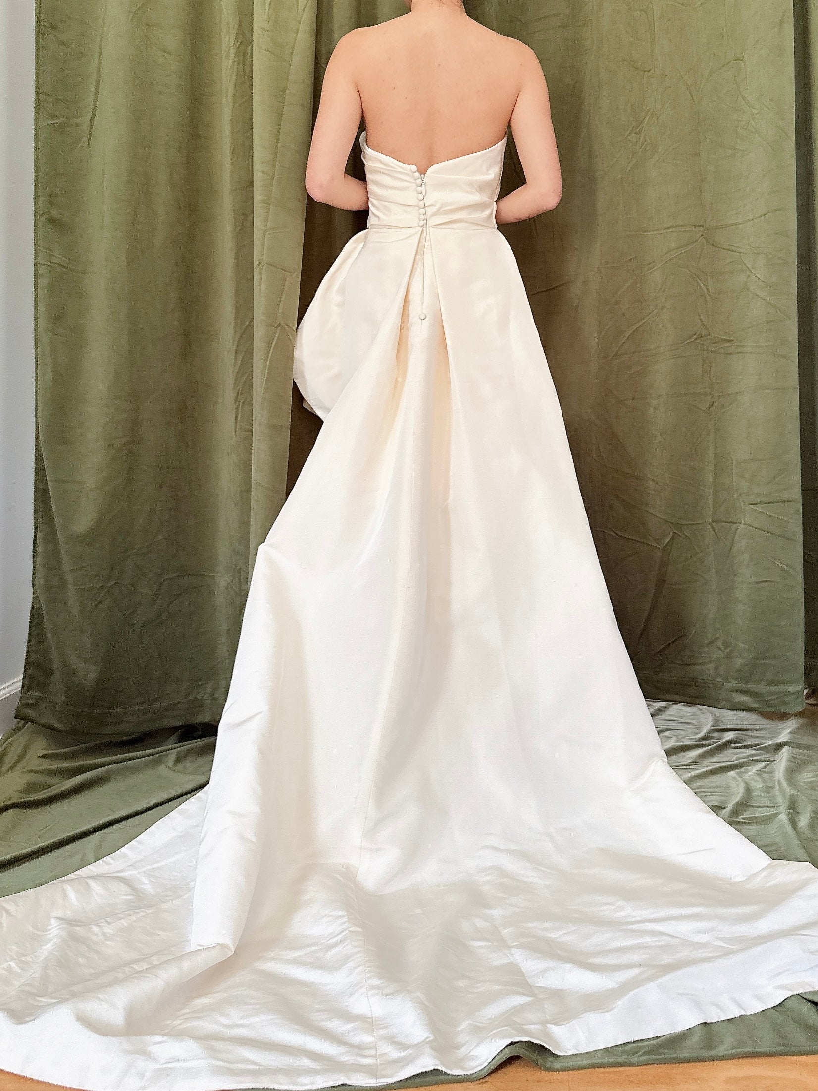 Vintage Amsale Silk Gown - XS/S