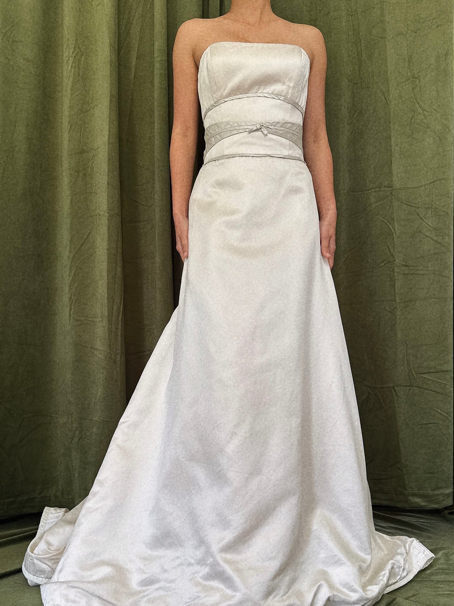Vintage Rivini Silk Strapless Gown - XS