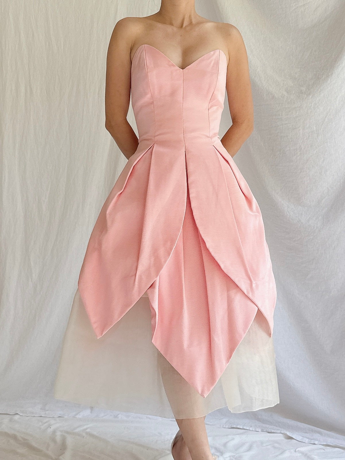 Vintage Victor Costa Blossom Dress - M