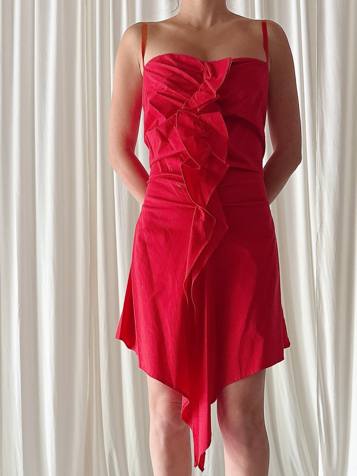 Vintage Petrovitch & Robinson Red Dress - Size 42