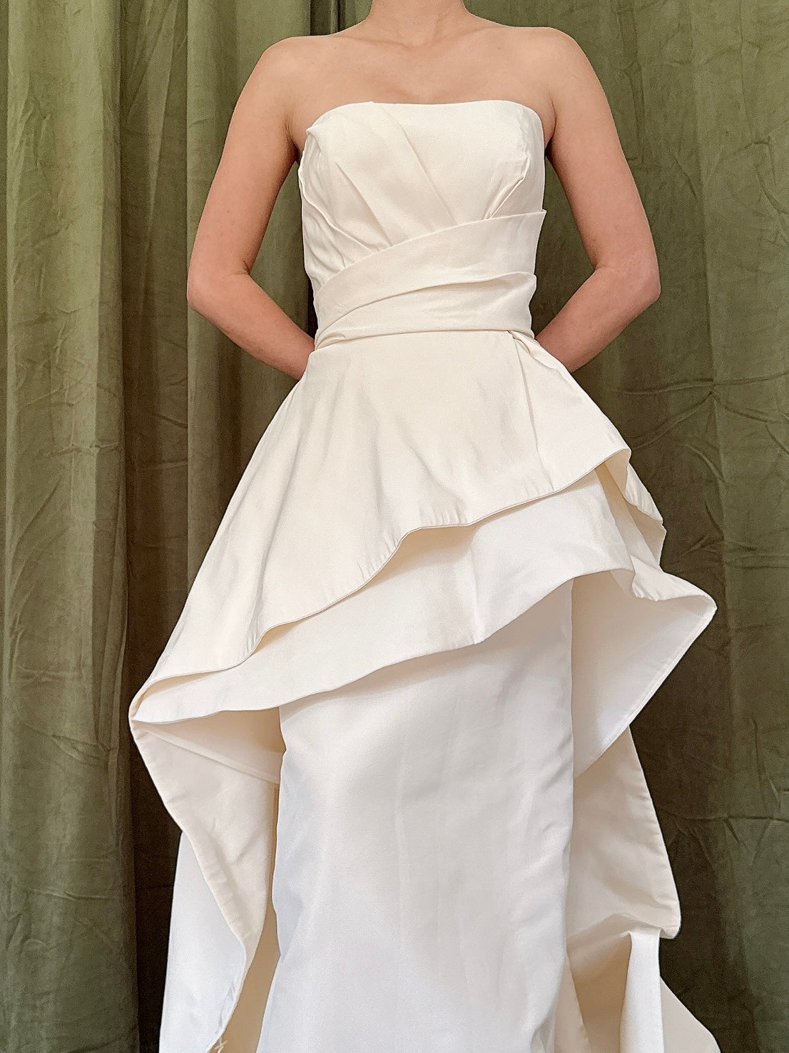 Vintage Amsale Silk Gown - XS/S