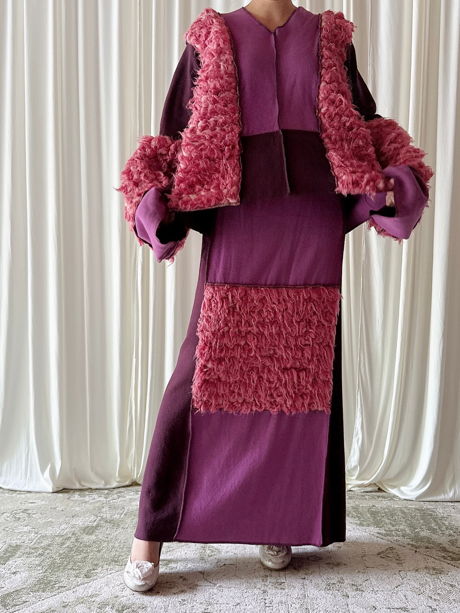 Vintage Benoit F. 2 Piece Purple Pink Set - Size 5
