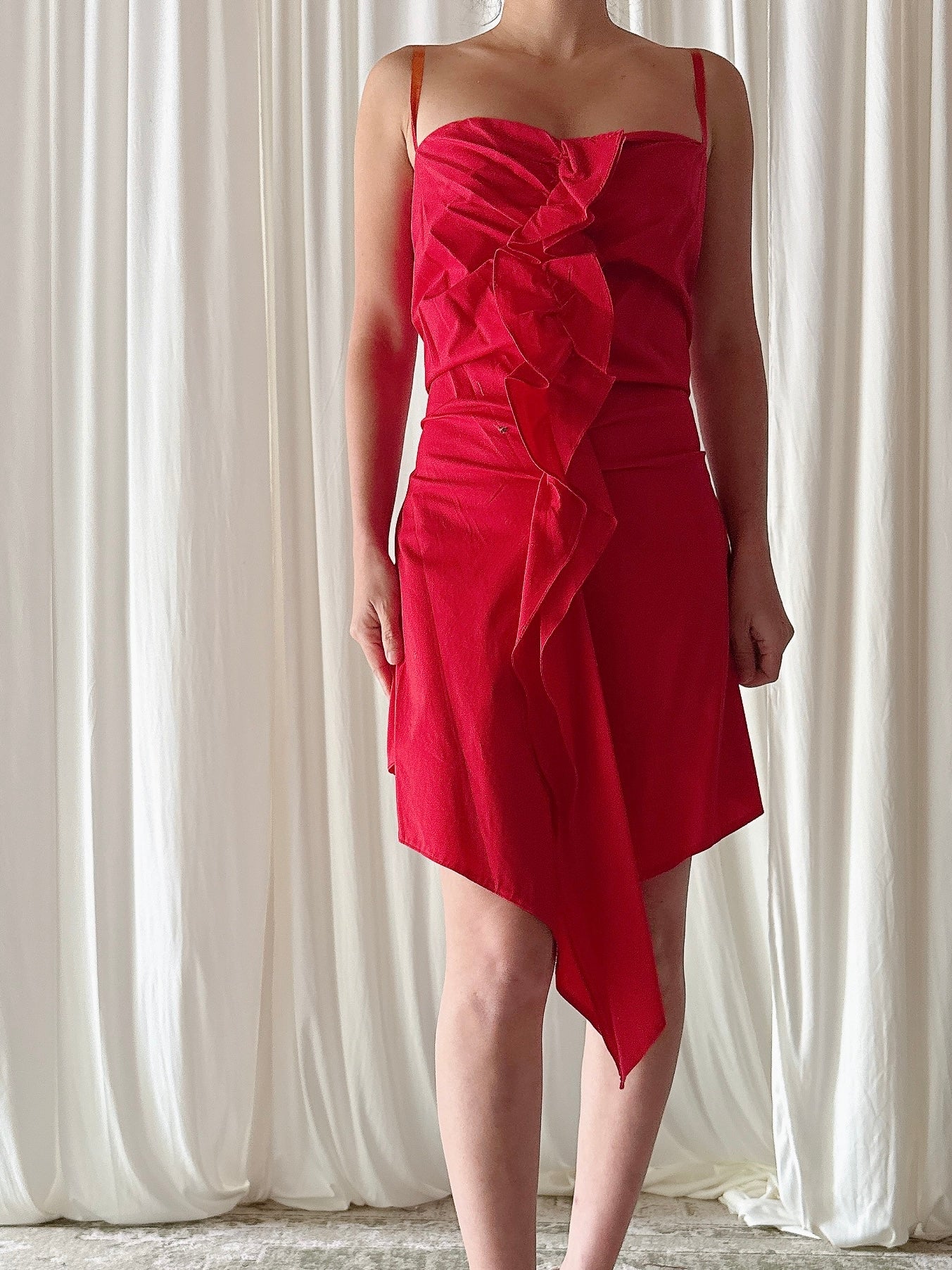 Vintage Petrovitch & Robinson Red Dress - Size 42