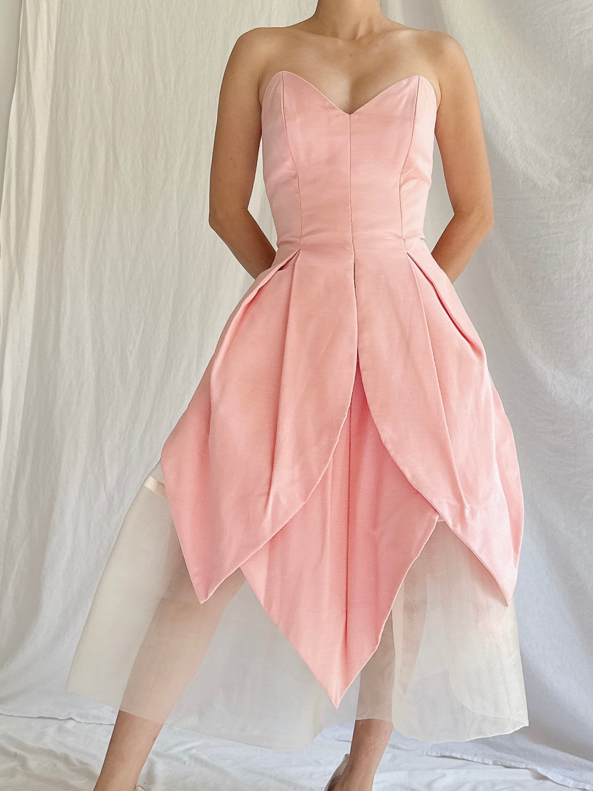 Vintage Victor Costa Blossom Dress - M