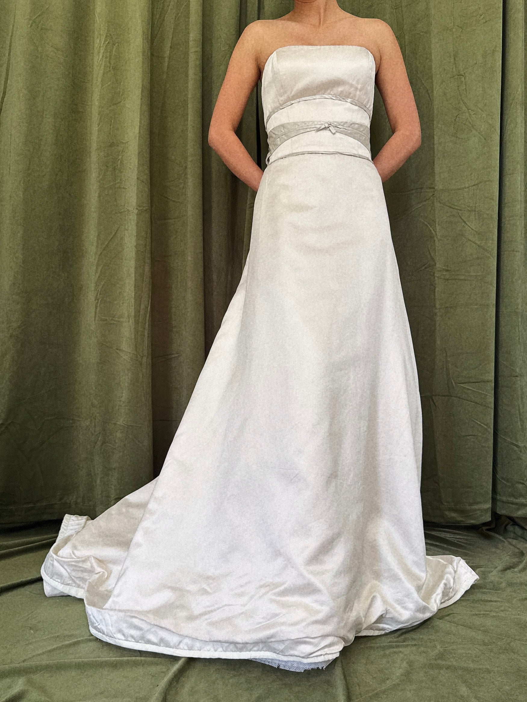 Vintage Rivini Silk Strapless Gown - XS