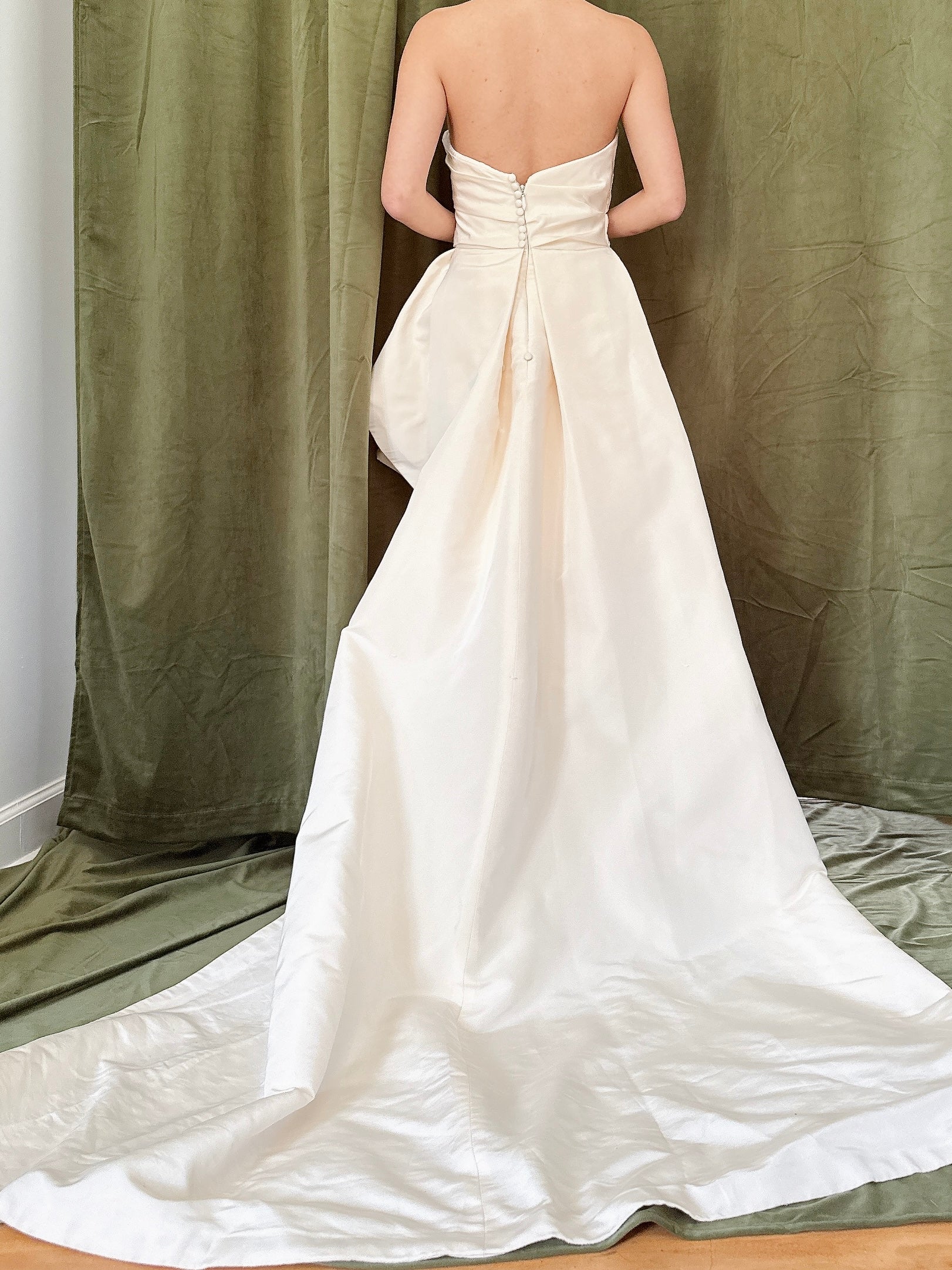 Vintage Amsale Silk Gown - XS/S
