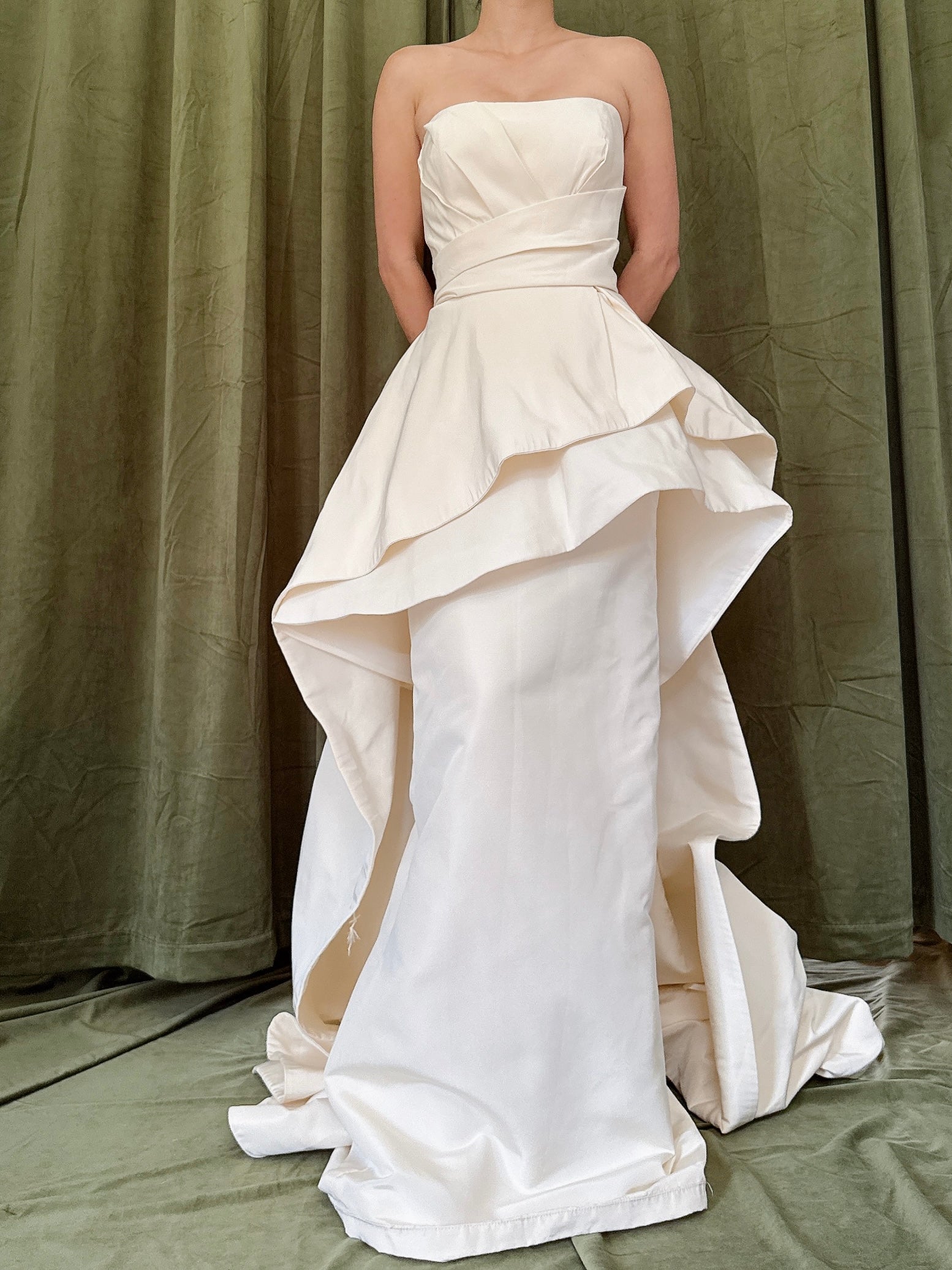 Vintage Amsale Silk Gown - XS/S