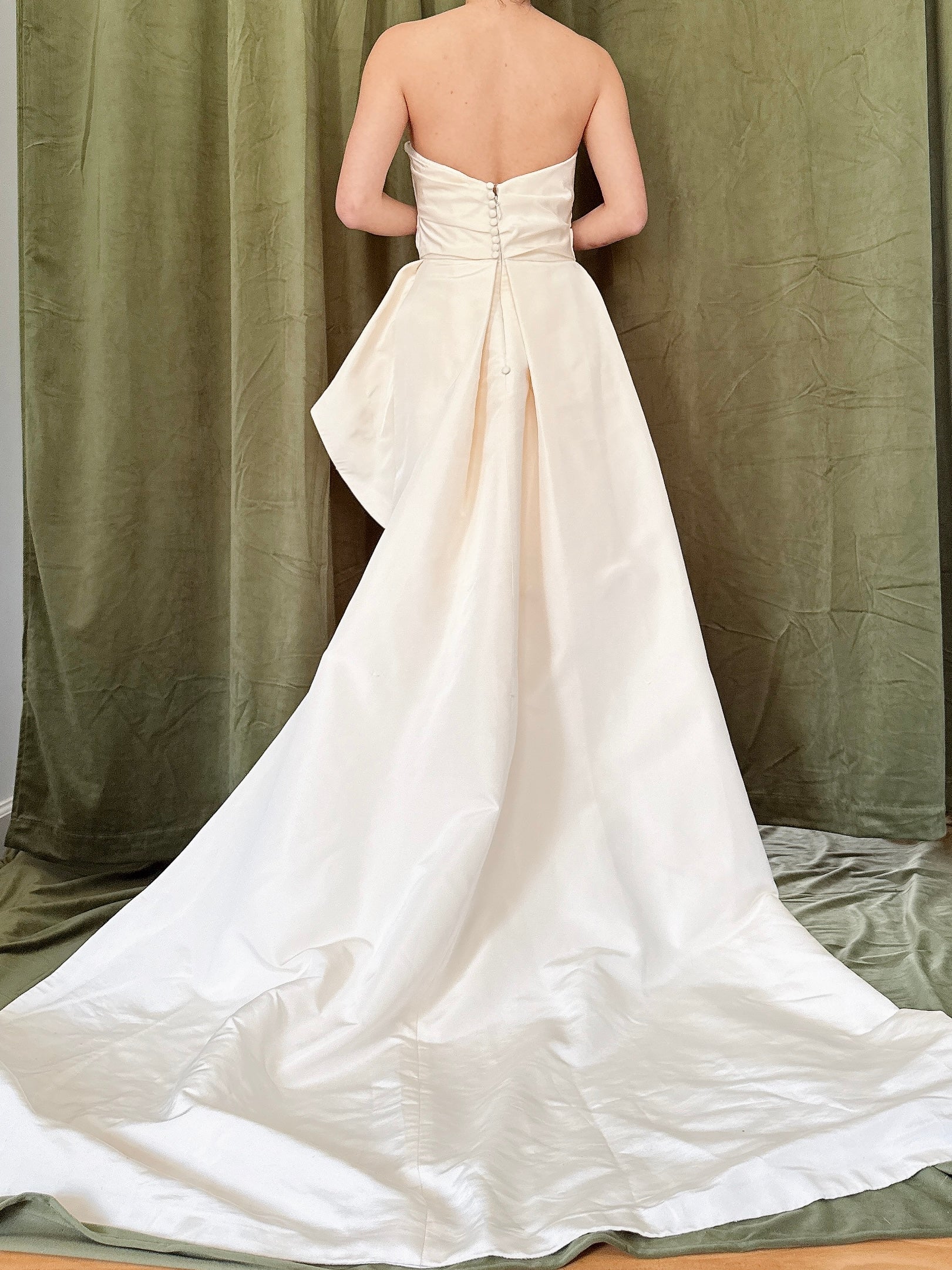Vintage Amsale Silk Gown - XS/S